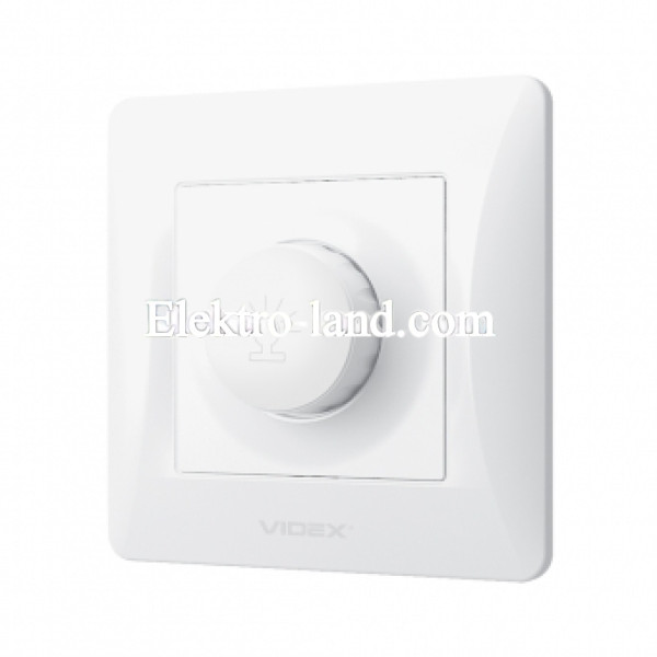 Диммер (регулятор яркости) 600w белый Videx Binera 
